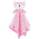 Pro Goleem Loveys for Babies - Soft Security Blanket Baby Snuggle Toy Newborn Stuffed Animals Baby Gifts for Girls, Pink Fox 16 Inch