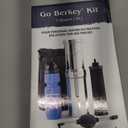 Go Water Filter Kit with 1 Qt. Berkey Gravity Fed Water Filter System, Sport Bottle and Black Primer