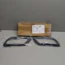 Car Exhaust Muffler Tail Pipe Trim Cover Compatible with BMW X5 G05 X6 G06 X7 G07 2019-2025, Rear Exhaust Tip Outlet Muffler Tube Cover Decoration Tail Throat Decoration (Style B-Carbon Fiber)