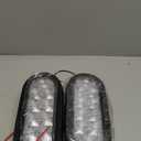 2x 6 Oval Clear LED Trailer Tail Lights 10LED Waterproof Turn Signals Trailer Lights w/Grommet Plug for Truck RV Boat Bus Lorry Camper Van Caravan