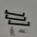 Ravinte 3 Pack 6-1/4 Inch Kitchen Square Cabinet Handles Matte Black Pulls Black Drawer Pulls Kitchen Cabinet Hardware Handles