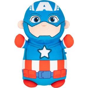 Squishmallows Original Marvel Spidey and His Amazing Friends 10in Captain America HugMees  Ultrasoft Official Jazwares Plush (Medium-Sized)
