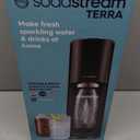 SodaStream Terra Sparkling Water Maker (Black) with CO2 and Dishwasher Safe Bottle