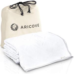 King Size Weighted Blanket, 22lbs, Cooling Weighted Blankets for Adults, Silky Soft Bamboo Viscose, 88x104 inches, Machine Washable, White