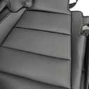 Coverdream Leather Seat Covers Custom Fit for 2026 Tesla Model Y Long Range (Premium) Only,Not for Standard, Armrest Covers Included,  Breathable Waterproof Car Seat Protector(Black)
