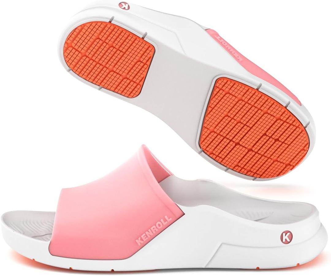 KENROLL Outdoor Slippers, Non Slip Travel Sandals for Women and Men, Outdoor and Indoor Lightweight Slides