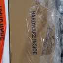 DWVO Queen Size Bed Frame with Bookcase Headboard and 4 Storage Drawers, RGB LED Bed Frame with Type-C & USB Charging Station Storage Headboard Bed, No Box Spring Needed, Noise Free, Vintage Black