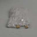 LED Belly Dance Silk Fan - Colorful Light Up Fan Veil for Women for Worship Praise Dance (White)