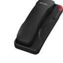 T108 Trimline Corded Telephone, SOS Key, Wall Mountable, Hotel and Home use Phone(Black)