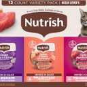 Nutrish Grain Free Ocean Lover's Whole Health Blend Variety Pack Wet Cat Food, 2.8 oz. Cup, 12 Count (Rachael Ray)