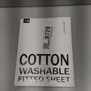 FreshCulture Pure Cotton Fitted Sheets Twin Size, 300 Thread Count Percale Sheets for Twin Size Bed, Soft & Breathable Cotton Sheets, Luxury Fitted Sheets Only (Twin,Pink)