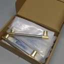 10 Pack 5"(128mm) Gold and Nickel Cabinet Pulls, Knurled Brushed Nickel & Gold Cabinet Handles for Kitchen Drawers, Dresser - Silver and Gold Cabinet Hardware, Stainless & Gold Zinc Alloy