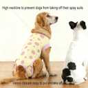 Dog Surgery Recovery Suit After Spay - Dogs Cone Alternative Onesie with Pee Hole, Breathable Anti Licking Neuter Post Surgical Dog Recovery Suit