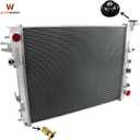 ALLOYWORKS 4 Row Aluminum Radiator For 2009-2018 Dodge Ram 1500 2500 3500 Pickup 3.7L 4.7L 5.7L V6 V8
