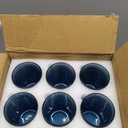 Moretoes Large 15oz Blue Hobnail Drinking Glass Set of 12