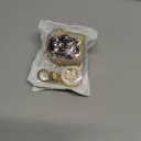 3 x OLEBAND Case Fit for Airpod 1st/2nd Generation with Cute Bling Keychain,iPods Silione Cover Compatible for Apple Air pod/iPod 2 and 1 Gen Case,LED Visible,for Women and Girls,Milk Tea