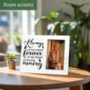 Memorial Sympathy Bereavement Gifts Picture Frame for Loss of a Loved One, In Loving Memory Wooden Picture Frames