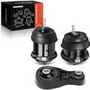 A-Premium 2PCS Engine Motor Mount and Torque Strut Mount Set Compatible with Chevrolet Traverse & GMC Acadia & Buick Enclave 2009-2017 & Saturn Outlook 2009-2010, V6 3.6L, Replace# 25840452, 25840458