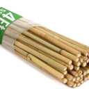 SWANGSA 55 Pack Bamboo Stakes 4 Feet, Garden Stakes for Plants Support, Tomatoes, Beans, Flowers, Climbing Plants, Indoor and Outdoor