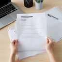 Amazon Basics Heavy Duty Non-Glare Sheet Protector for Documents, Clear, 100 Pack