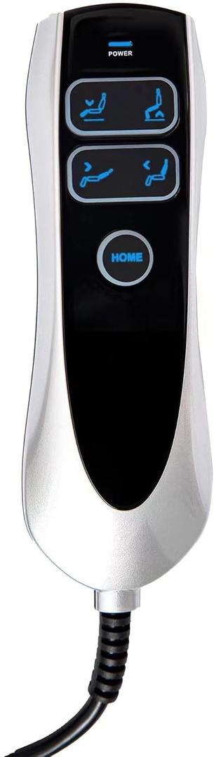 Uetmulik 5 Button 7 Pin Prong Remote Hand Control Handset with USB and Backlight for Lift Chairs Power Recliners
