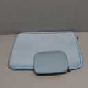 MOSISO Laptop Case 13.3 inch, 13-13.3 inch Laptop Sleeve Bag Compatible with MacBook Air/Pro 13/Pro 14 M5 M4 M3 M2 M1, HP Dell ASUS Lenovo, Neoprene Computer Sleeve Bag with Small Case, Airy Blue