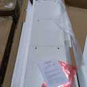 Henn&Hart Tillman Rectangular TV Stand for TV's up to 80" in, 68" Wide, White