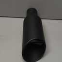 LCGP 2.5 Inch Inlet Exhaust Tip 2.5" x 4" x 12" Black Exhaust Tailpipe With Blot-On Design, Universal for Car