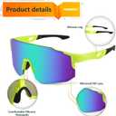 FEISEDY Sports Sunglasses for Men, Women and Teens - Baseball, Biking, Cycling UV400 Protection B2388