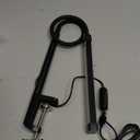 Voncerus LED Desk Lamp with Clamp, Eye-Caring Clip on Lights for Home Office, 3 Modes 10 Brightness, Long Flexible Goose-Neck, Metal, Swing Arm Architect Task Table Lamps with USB Adapter, Black