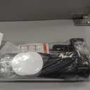 Reinforced 42" Tall Retractable Baby Gates Extra Wide Dog Gate with Support Rods - Prevent Crawling Under, 175" Extra Long Baby Gate Tall Dog Gate Indoor Retractable Fence Outdoor Garage Gate, Black