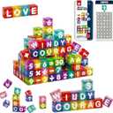 Magnetic Letters and Numbers for Toddlers Kids Ages 3-8 - 40 Piece Alphabet Magnets for Fridge with Math Symbols, Preschool Learning Toys with Storage Case, Montessori Educational STEM Gift