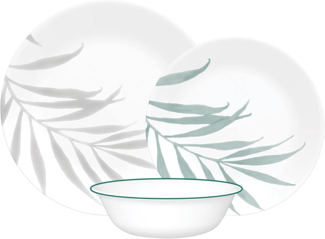 Corelle Dinner Plate, Solar Print, 12 pc Set