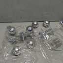 Beistle 3-Piece Silver Ball Boppers, Festive Headband with Fringe & Plastic Disco Balls, Christmas Costume Accessories & Holiday Headpiece, One Size