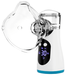 Portable Nebulizer, 2022 Effective for Breathing Treatment, Upgraded Larger Mist - with Gear Adjustment Perfect for Adults and Kids, Self-Cleaning Mode, with a Set of MedicaI-Grade Kits