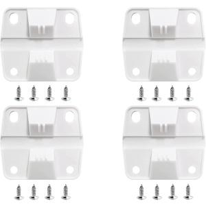 Cooler Plastic Replacement Hinges for Coleman Coolers 5253 6262 6270,for Rubbermaid Cooler Hinges,with Screws Set (4pack)
