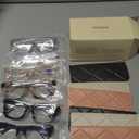 CCVOO Reading Glasses for Women, Stylish Eyeglasses, Blue Light Readers for Women, Computer Eye Glasses, Cheaters, 1.5