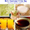 5PCS Cheese Cloth Bags, Reusable Straining Bags, Nylon Nut Milk Bag for Soy Milk, dumpling fillings,Straining Juice,Vegetable(Medium)