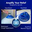 Vicks Warm Steam Vaporizer & Humidifier 1.5 Gallon Tank for Small and Medium Rooms, Night Light, Works with VapoPads and VapoSteam
