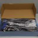 Dog Wheelchair for Back Legs – Adjustable Height/ Length/ Width, Sturdy Wheelchair with All-Terrain Shock-Absorbing Wheels, Mobility Support for Injured or Disabled Small & Medium Dogs & Cats, Blue (M)