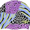 Speedo Unisex Adult Silicone Swim Cap (Black Patchwork)