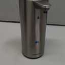 simplehuman 9 oz. Touch-Free Rechargeable Sensor Liquid Soap Pump Dispenser, Brushed Stainless Steel