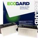 ECOGARD XA11843 Premium Engine Air Filter (Set of 2) Fits Mercedes-Benz ML350 3.0L DIESEL 2012-2015, GL350 3.0L DIESEL 2013-2016, S350 3.0L DIESEL 2012-2013, GLS350d 3.0L DIESEL 2017