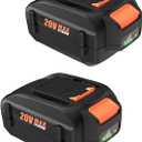 VINIDA Power Tools Battery 20V 5.0AH. 100Wh, Model: WA3520, 2 Pack