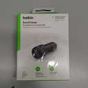 Belkin 24 Watt Dual USB Car Charger - 2 12W USB A Ports with Fast Charging for Apple iPhone 14, 14 Pro, 14 Pro Max, iPhone 13, 13 Pro, 13 Pro Max, Samsung Galaxy, AirPods & More - USB-C Charger