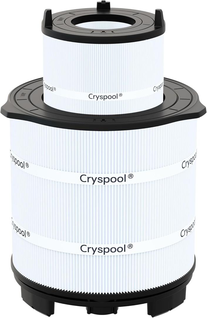 Cryspool CP-S8M150 Inner&Outer Filter Compatible with System 3 S8M150, 170147, 25022-0203S & 25021-0202S, SR450, 450 Sq. Ft Pool Filter Cartridge, 1 Set