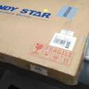 ANDY STAR Gold Mirror, 24x36 Irregular Wall Mirror, Gold Antique Bathroom Vanity Mirror, Brass Mirrors for Wall, Asymmetrical Mirror in Rust-Proof Stainless Steel Metal Frame, Wall Mount Vertically