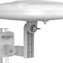 1byone Outdoor TV Antenna 360 Omni-Directional Reception Long 100+ Miles Range Enhance VHF&UHF 4K Ready HDTV Antenna with Added Stability for Outdoor/Attic/RV Use - 39ft RG6 Coax Cable