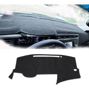 Dash Cover Mat Custom Fit for Toyota Avalon 2013 2014 2015 2016 2017 2018, Dashboard Cover Pad Carpet Protector (13-18 Black)
