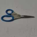Soft Handle Anti-microbial Straight Scissors, Blue 